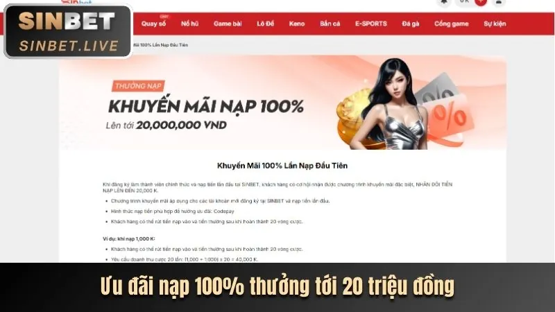 Đăng nhập tài khoản 55vin win để nạp tiền
